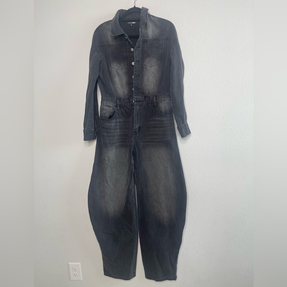 Bottom of the Barrel Denim Jumpsuit